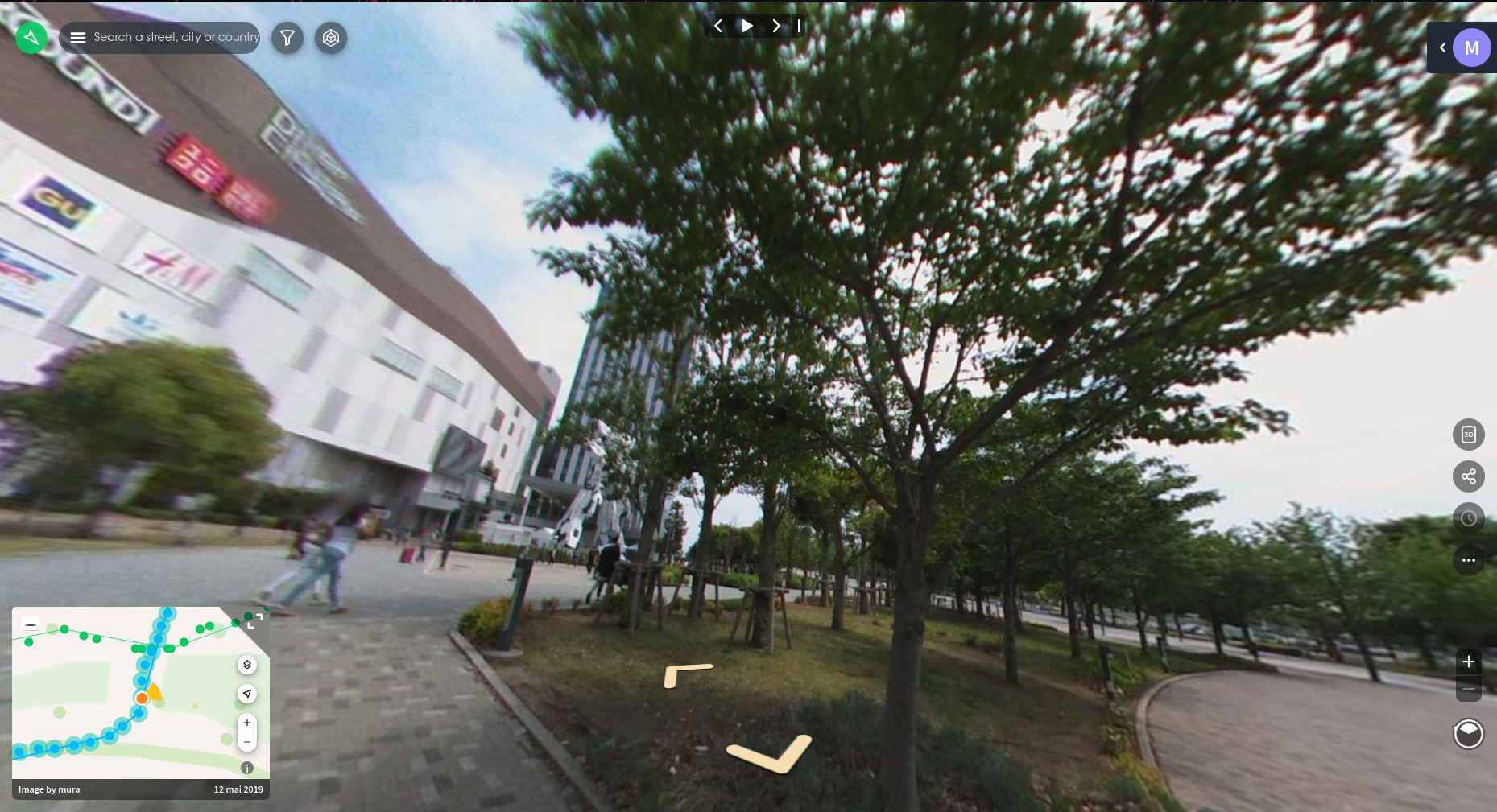 photo correspondante trouvée sur Mapillary