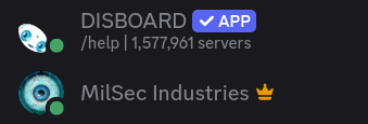 les deux utilisateurs du serveur