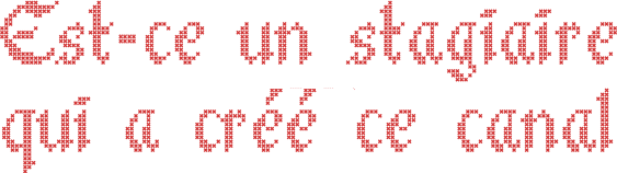 Est-ce un stagiaire qui a créé ce canal ?