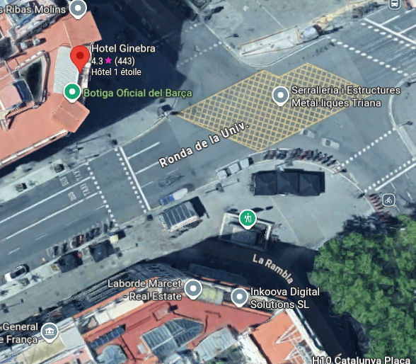 vue aérienne google maps